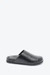 Intentionally Blank Women Agatha Leather Slip On Mules In Black