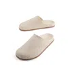 Intentionally Blank Women's Agatha Woven Slip On Mule-neutrals In Black