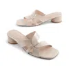 INTENTIONALLY BLANK WOMEN'S BEATRIX HEELED SANDAL-NEUTRALS