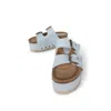 Intentionally Blank Cooper-2 Platform Slide Sandals In Blue