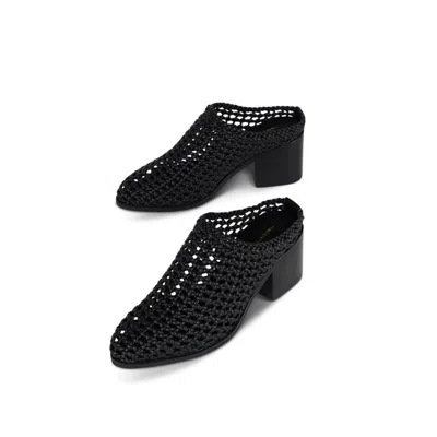 Intentionally Blank Women's Caps Heeled Mule-black