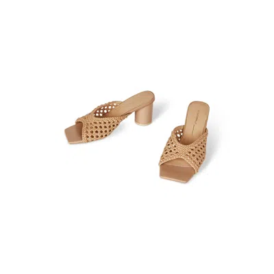 Intentionally Blank Women's Cassandra Vegan Heel-brown