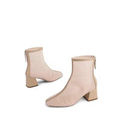 Intentionally Blank Women's Century Mesh Ankle Boot-neutrals In Black