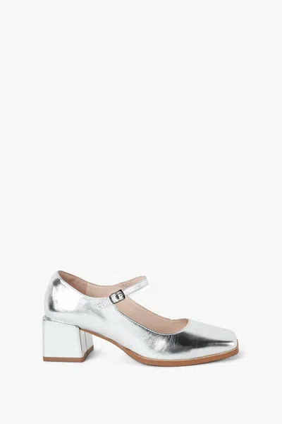 Intentionally Blank Women's Christopher Maryjane Heel In Silver