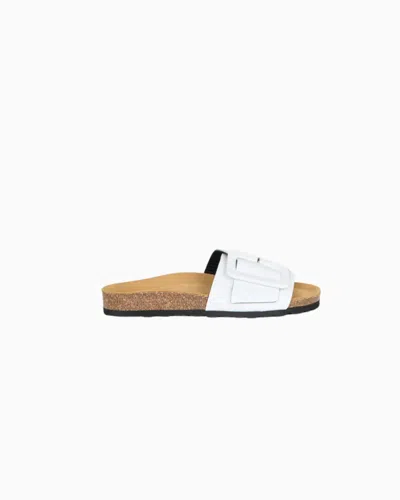 Intentionally Blank Women's Clarice Sandal In White In Multi