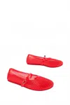 Intentionally Blank Classy Flats Cherry In Red