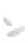 Intentionally Blank Classy Flats Crystal In Transparent