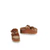 INTENTIONALLY BLANK WOMEN'S COOPER-TWO LEATHER PLATFORM SANDAL-BLACK