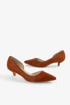 Intentionally Blank Women's Costa Kitten Heel In Chestnut In Brown