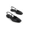 Intentionally Blank Daff Flats Black In Black