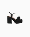 Intentionally Blank Women's Daidai Platform Heel In Black In Multi