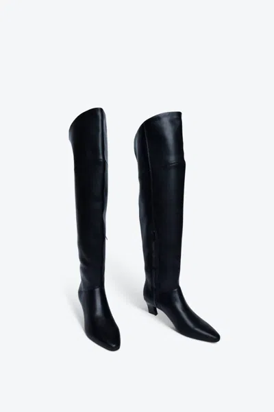 Intentionally Blank Women's Deluca Over The Knee Boot In Black