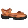 Intentionally Blank Women Early Bird Mary Jane Sandal In Cafe In Brown