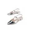 Intentionally Blank Women's Felix Slingback Flat-silver In Silver
