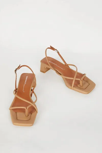 Intentionally Blank Women Fifi Sandal In Tan In Multi