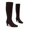 Intentionally Blank Women's Filmore Suede Knee High Boot-brown In Brown
