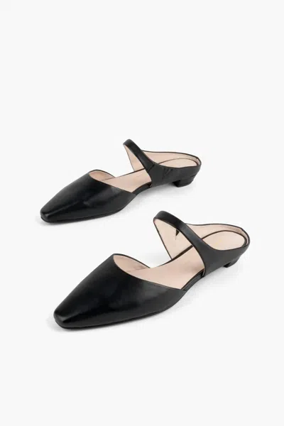 Intentionally Blank Women's Lourdes Leather Slip On Mule In Black