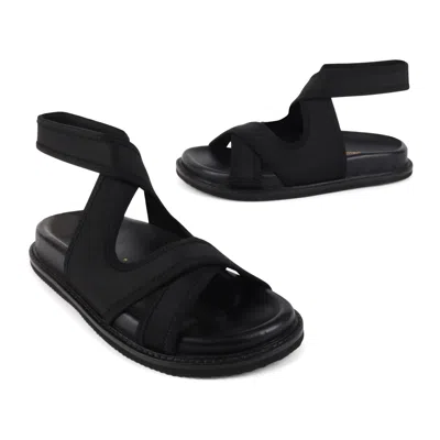 Intentionally Blank Women's Maggy Neoprene Sandal- Black