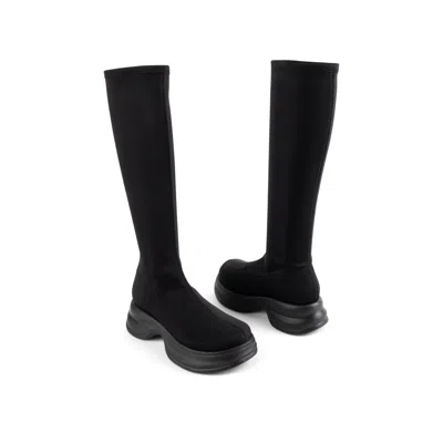 Intentionally Blank Women's Malmo Stretch Knee High Boot-black