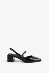 Intentionally Blank Women's Marche Slingback Vegan Mary Jane Sandals In Black