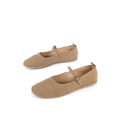 Intentionally Blank Women's Nicolette Suede Mary Jane-neutrals In Black