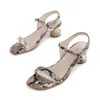 Intentionally Blank Women's Opinion Animal Print Heel-multicolour In Black