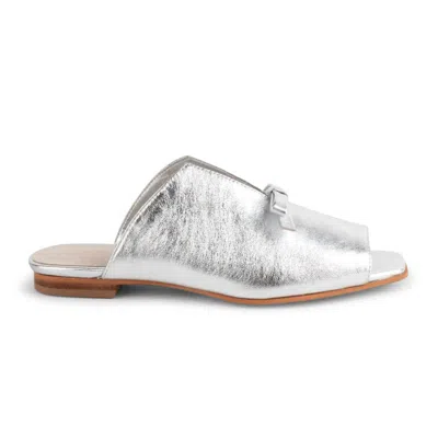 Intentionally Blank Women's Palace Sandals In Mercury In Metallic
