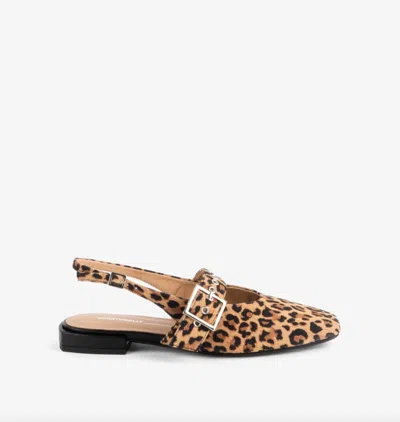 Intentionally Blank Women's Pearl Ballet Flats In Leopard In Animal Print