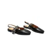 Intentionally Blank Pearl Flats Black In Black