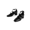 Intentionally Blank Women's Pickle Mary Jane-black In Black