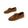 Intentionally Blank Pixie Boat Shoes In Brown