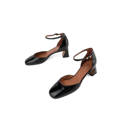 Intentionally Blank Women's Polly Heeled Mary Jane-black