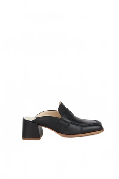 Intentionally Blank Women's Prof Mule Loafer In Black
