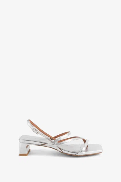 Intentionally Blank Women's Pup Slingback Sandal In Mercury In Multi