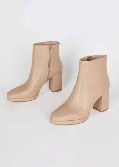 Intentionally Blank Women's Rachel Heeled Boot In Clay In Grey