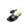 Intentionally Blank Sadie Sandal In Black