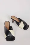 Intentionally Blank Women's Tele Heels In Black/white In Multi