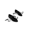 Intentionally Blank Women's Valley Velvet Ballet Flat-black In Black