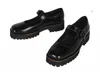 Intentionally Blank Mary Jane Flats In Black