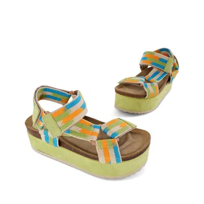 Intentionally Blank Women's Zona Platform Sandal-green