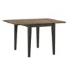 Intercon 50 In Drop Leaf Table In Brushed Brown & Pecan