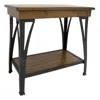 Intercon Chairside Table, 15 X 26 X 24 In Copper