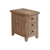 Intercon Chairside Table, 16x24 In Sandwash