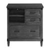 Intercon Incorporated Foundry Lateral File Cabinet In Gray