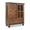 Intercon Incorporated Taos 5 Drawer Gentleman's Chest In Brown