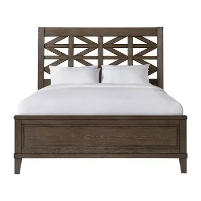 Intercon Incorporated The Zion Bedroom Collection 3-pc. Wooden Bed In Brown