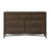 Intercon Incorporated The Zion Bedroom Collection 7-drawer Dresser In Brown
