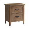 Intercon Nightstand, 2 Drawer In Harvest Brown