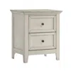 Intercon Nightstand, 2 Drawer In Rustic White