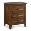 Intercon Nightstand, 3 Drawer In Tuscan